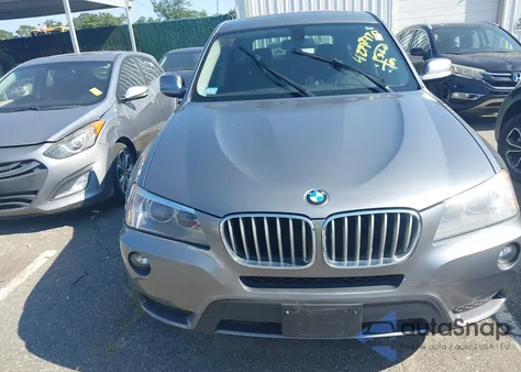2013 BMW X3 xDrive28I from USA, damaged, VIN 5UXWX9C50D0A19849